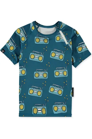 Beach & Bandits UV-zwemshirt voor kinderen - UPF50+ - Korte mouw - Bombastic - - maat 92-98cm