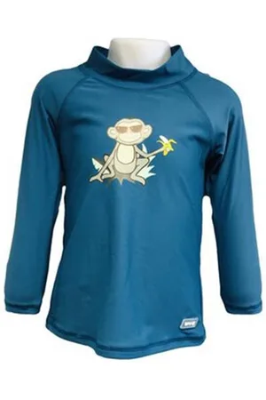 Banz Rash Zwemshirt Met Lange Mouwen Junior Jungle Blauw 76 Cm