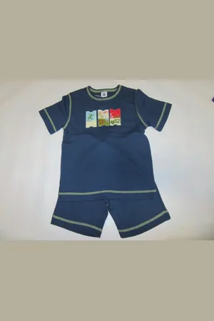 Petit Bateau Zomer pyjama -Jongen - - Jungle - 4 jaar 102