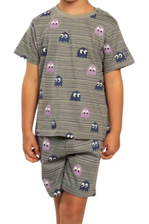 Merkloos Eskimo Pyjama korte broek - - maat 116 (116) - Jongens Kinderen - Katoen/Polyester- 13.01.43050-116