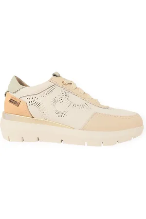 Pikolinos Sneaker Rueda W2A-6553C1 Wit Zand Combi