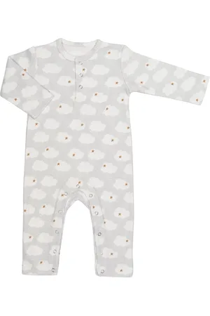 Trixie Onesie Clouds Lang Katoen /grijs