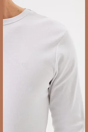 Garcia Heren T-shirt Wit Long mouw