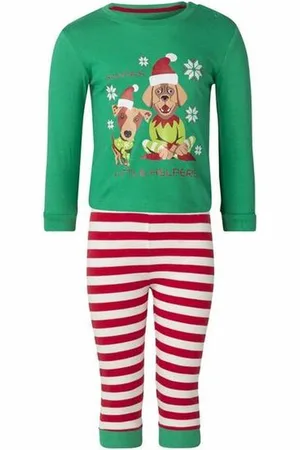 Merkloos Kluifje Baby Kerst Pyjama - maat 74-80