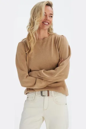 Red Button Trui Sweet Puff Sleeve Srb3921 Dames