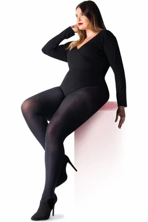 Pretty Polly Panty - Maillot - Plush - Matte Panty - Curves - Opaque - Grote Maten