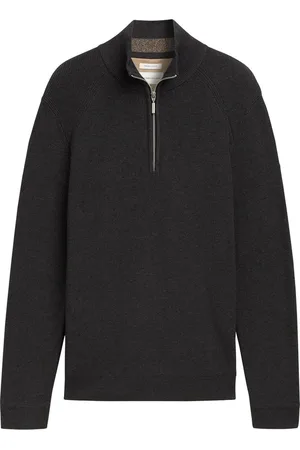 TOM TAILOR Heren trui STRUCTURED KNIT TROYER regular fit Grijs M Volwassenen