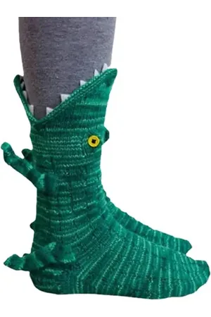 Merkloos Grappige set sokken - - Dieren - Bijten - Goede kwaliteit - One size - Warm - Kousen