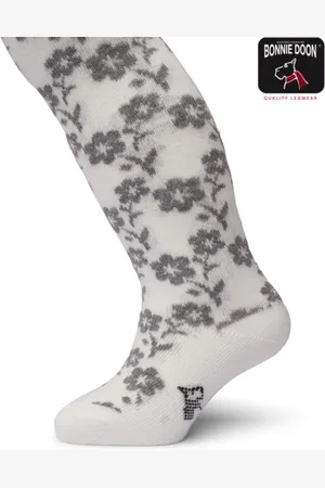 Bonnie Doon Baby Bloemen Maillot Off White maat 68/74 - Meisjes - Bloemen Print - Organic - Zacht Organisch Katoen - GOTS gecertificeerd - Gebloemd Patroon - Gladde naden - Comfortabele Boord - Geen vervelende naden - Crème - - BP214904.250
