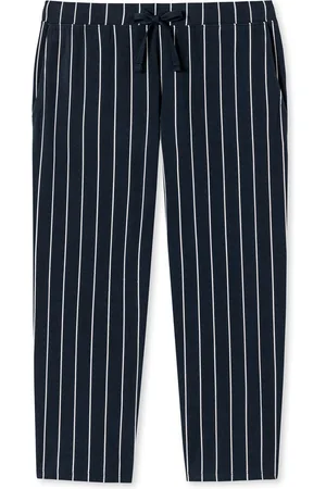 Schiesser Mix+Relax nachtkleding dames - dames broek 3/4-lengte gestreept multicolor