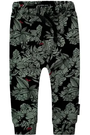Your Wishes Jogging Botanic - Baby Broekje - /Zwart - Jongens
