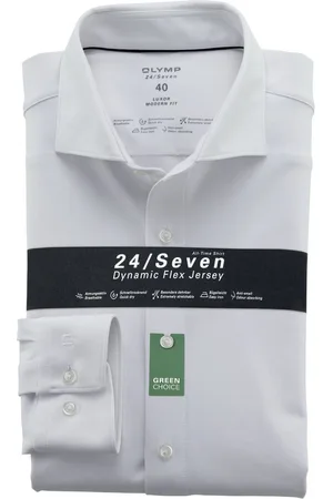 Olymp 24/7 Modern Fit Overhemd Heren lange mouw