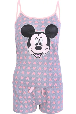 Disney Grijze neon Mickey Mouse pyjama