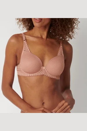 Triumph BH Amourette Charm T WHP02 - Decadent Chocolate - kanten Beugel bh voorgevormd - 80B