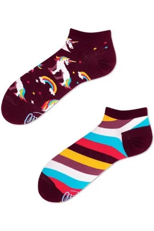Many Mornings Toffe Sokken - Gekke Sokken - Leuke Sokken - Unicorn - LAAG