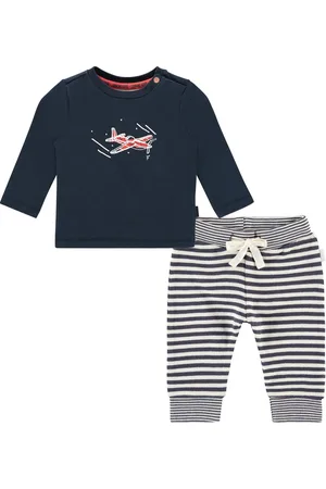 Noppies Set(2delig) Broek AHIDUD Ebony en Shirt MASONBRO