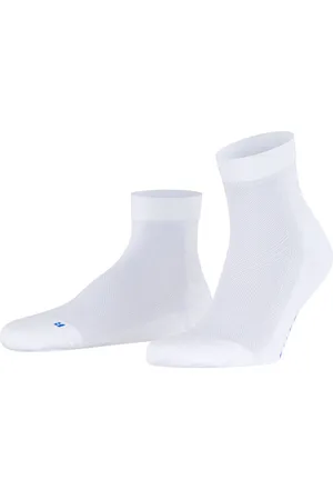 Falke Cool Kick anatomische pluche zool functioneel garen sokken Unisex wit