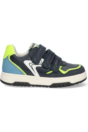 Braqeez 424251-129 Jongens Lage Sneakers - - Leer - Klittenband