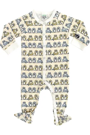 Villervalla PYJAMAS W. FOOT - LGT WHEAT - 68