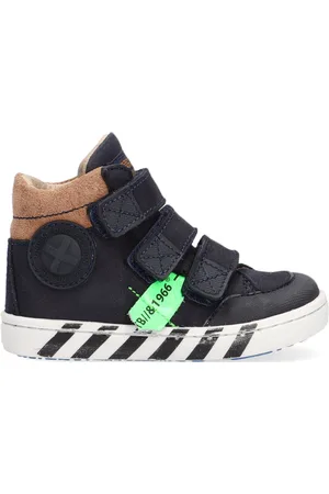 Shoesme Ur21w043 Hoge sneakers - Leren Sneaker - Jongens - Blauw