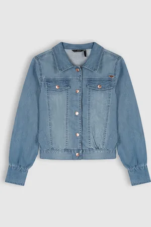 NoBell NoBell Meisjes spijkerjasje - Bodil - Denim zee