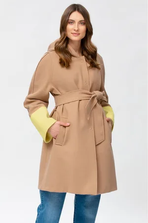 Modstrom PIETRO Brunelli DIVINA COAT WET SAND /YELLOWM