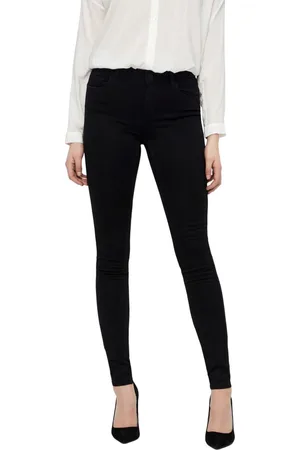 VERO MODA Slim fit seven VI506 zwarte shape up skinny jeans