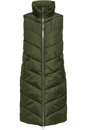 JDY FINNO LONG PADDED WAISTCOAT NEW NOOS Dames Gilet