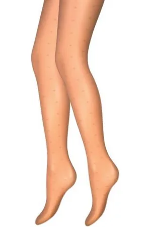 Merkloos Panty - 20 Denier - Stippen -