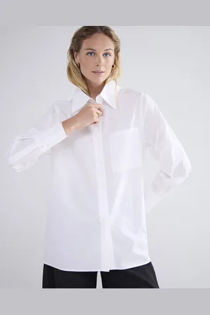 Summum Woman Blouse Blouse Crispy Poplin Blouse Amsterdam-12119