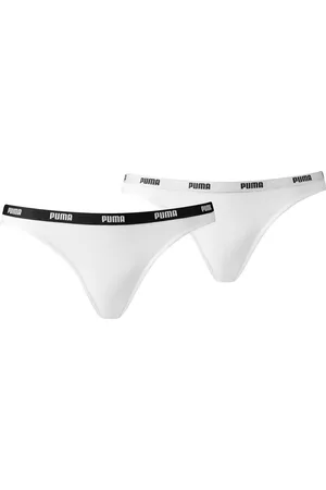 PUMA 2-Pack dames Bikini slips - Lage dames katoenen modal slips - S