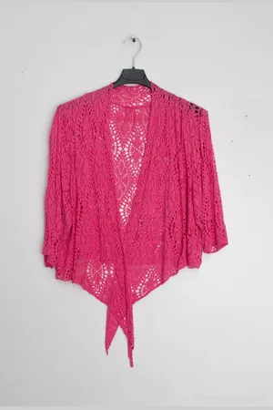 Merkloos Dames vest Resa effen bolero model XL/XXL Curvy Mode