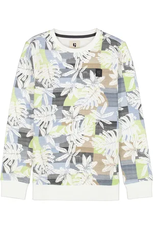 Garcia Jongens All over print Sweater Wit Long mouw