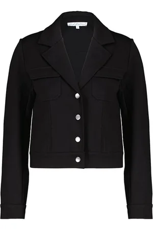 Red Button Blazer Jacket Jill Punta Srb4347 1 Black Dames