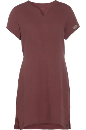 Knit Factory Indy Dames Jurk - Tuniek - Zomerjurk - Strandjurk - - L - 100% Biologisch katoen