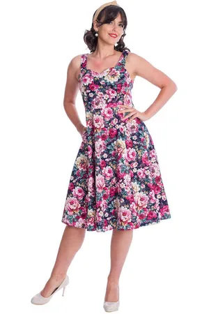 Banned Retro BLOOM Flare jurk - L