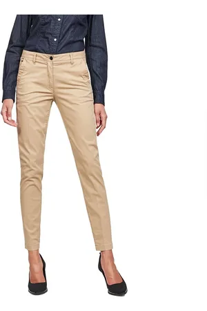 G-Star RAW Dames Chino Broek Bronson skinny Beige 26W / 32L Volwassenen