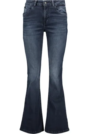 LTB Novi Dames Flared Jean - Donkerblauw - Leanna Wash