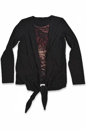 Blue Seven Dames blouse - blouse dames + shirt - zwart / bordeaux - 203010 - maat 46