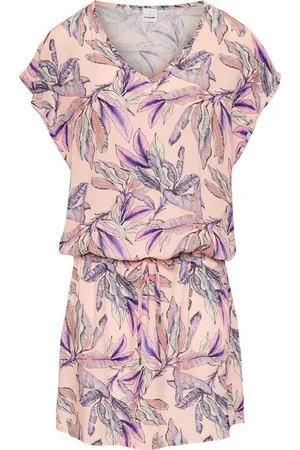 Beachlife Tropical Blush V-hals tuniek - Dames