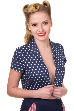 Dancing Days Higher Love Bolero - Stippen - 3XL - /Wit