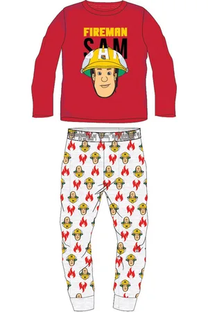 Brandweerman Sam Pyjama - maat 92 - Fireman Sam pyjamaset - rood / grijs
