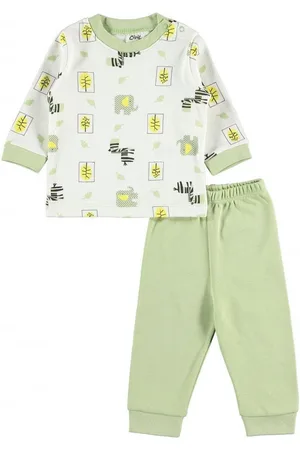 Civil Baby pyjama jongens - Dieren zebra olifant Babykleding