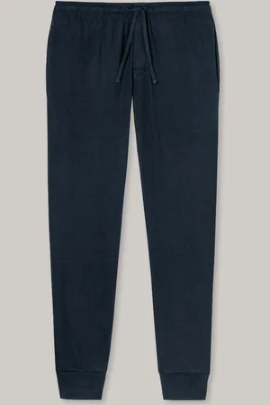 Schiesser Mix+Relax lange lounge broek (dun) - (met boord aan de pijp)