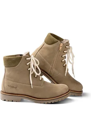 Fellhof Timba warme winterschoenen dames maat 41 – – gevoerde schoenen – warme schoenen - lamswol – leer – natuurlijke isolatie – waterafstotend - ademend - antislipzool