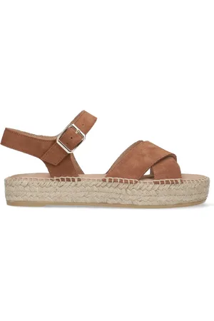 Manfield Dames - suède sandalen
