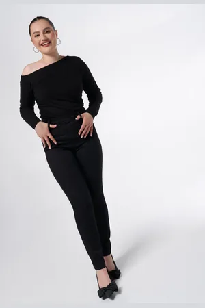 MS Mode Tregging Tregging met denim look