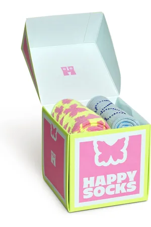 Happy Socks 2-Pack Butterfly And Blue Socks Gift Set mt 36-40