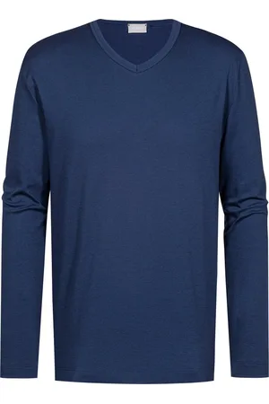 Mey Solid Night - - T-shirt met lange mouwen Serie Solid Night
