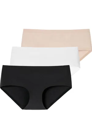 Schiesser Dames naadloze panty 3 pack Invisible Cotton